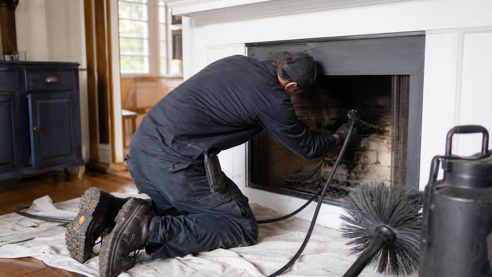 Local chimney sweep & inspection for Hadley homes